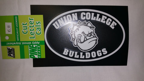 Union College Bulldogs Sticker for Tinted Windows