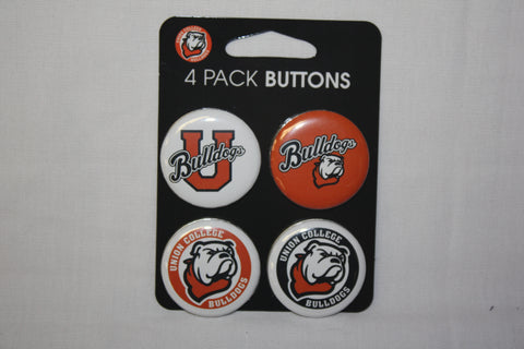 Union College 4 Pack Logo Buttons