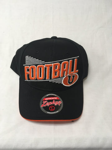 Black Football Z-Hat
