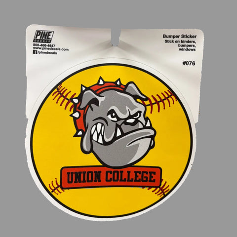 Pine Bulldog Softball Decal