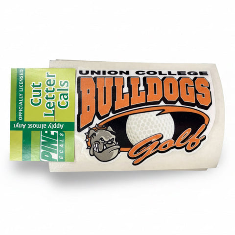 UC Golf Window Sticker