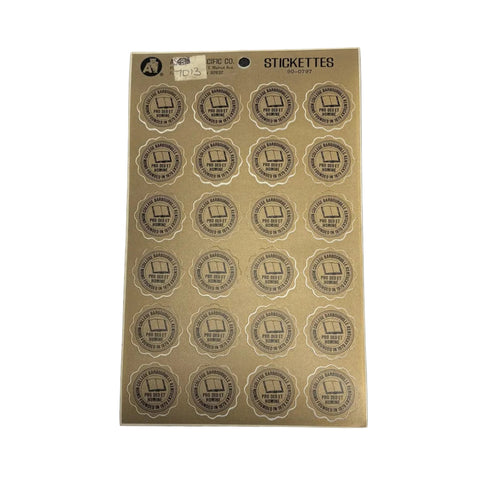 UC Gold Seal sticker