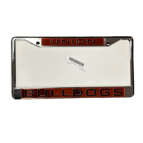 Silver Union Bulldogs License Plate