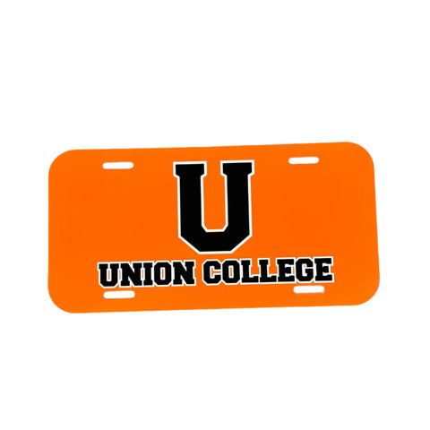 Union College U License Plate