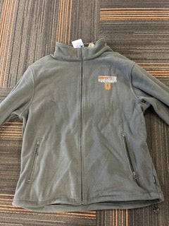 Gray Fleece Bulldogs Jacket