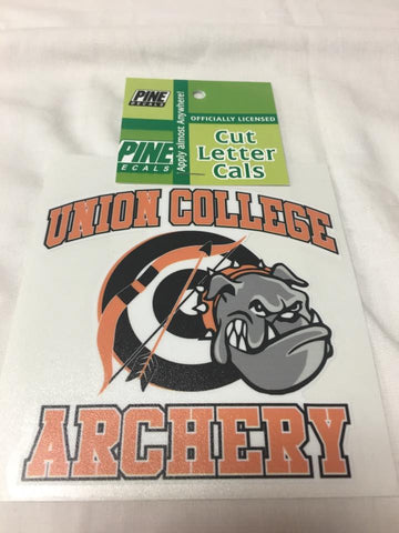 Archery U Pine Decal