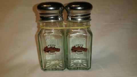 Clear Union Bulldogs Salt and Pepper Shakers-Set of 2