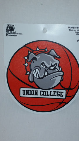 Pine Bulldog Basketball Decal