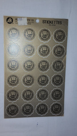 UC Gold Seal sticker
