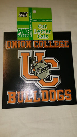 UC Bulldogs and UC Logo Sticker