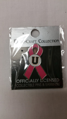 U Pink Lapel Pin