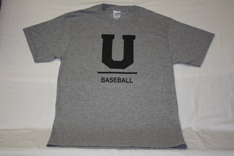 Gray U Baseball T-Shirt