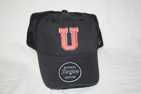 Union College Raven "U" Black Z- Hat
