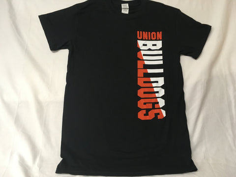 Black Vertical Union Tee