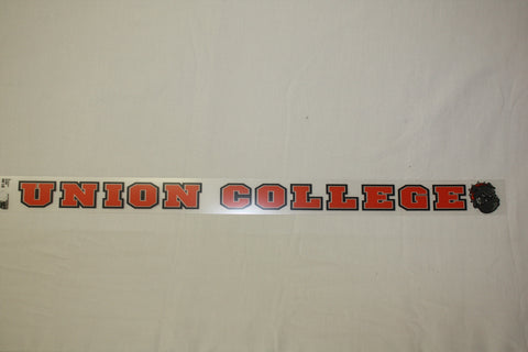 UC w/Bulldog Head Strip Cling