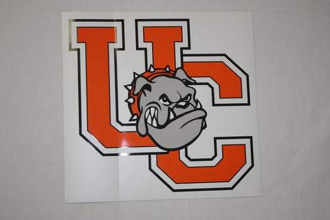 Large UC w/Bulldog Head Sticker