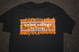 Black and Orange Union Frame Tee