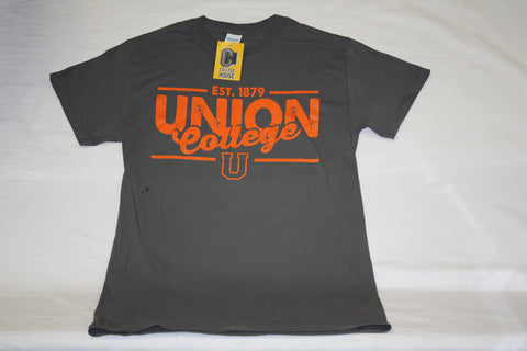 charcoal est. 1879 union college tee