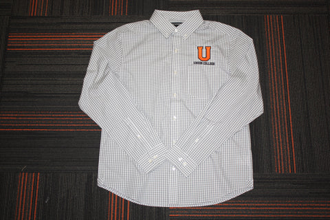 Gusty Grey Gingham Button Down Shirt