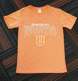 Heather Sport Orange Union Bulldogs U Tee