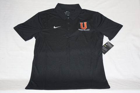 Black Dri-Fit Short Sleeve Polo with U Logo