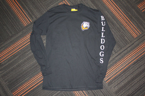 Black LST Bulldog Head Logo