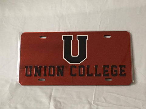 Union College License Plate Mirror