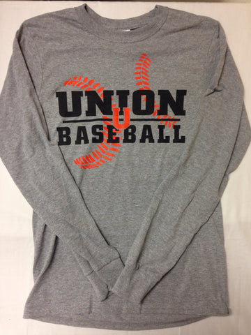 Baseball Gray Long Sleeve Tee