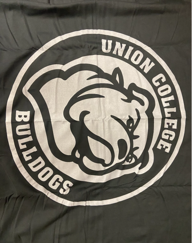 Black Dry Blend Stadium Fleece Blanket w/ Circle Logo
