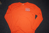 Orange Long Sleeve Sport Shirt