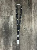 Gray Reversible Bulldog Lanyard