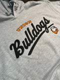 Gray Vintage Bulldog Hoodie
